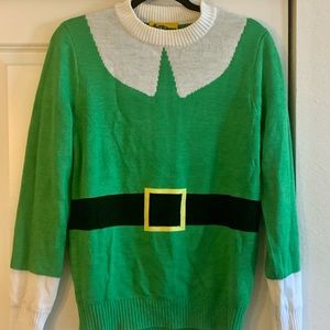 Tipsy Elves Ugly Christmas Sweater - Elf, M